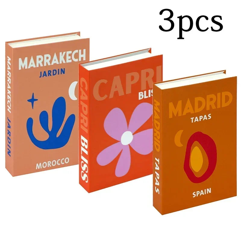 Fashion Coffee Table Ornaments Books Living Room Decoration