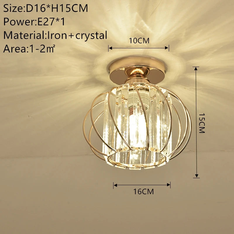 Nordic Modern Crystal Ceiling Lights