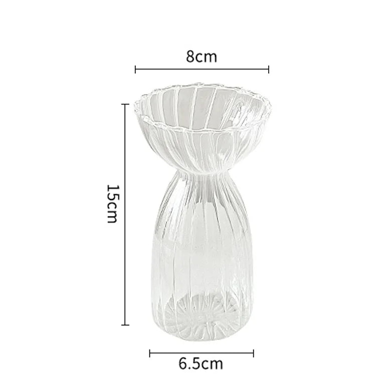 Hydroponic Nordic Glass Transparent Vase